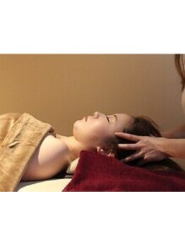 ヘッドスパで癒されたい