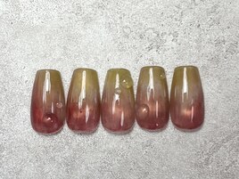 秋冬いちじくネイル