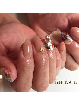 アイリーネイル(IRIE NAIL)/ジェル　シェル4本アート