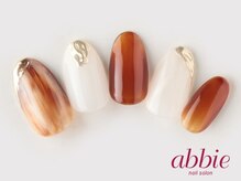 ネイルサロン アビー 宮益坂店(abbie)/ニュアンス大理石　￥13860