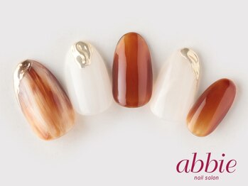 ネイルサロン アビー 宮益坂店(abbie)/ニュアンス大理石 ¥13860