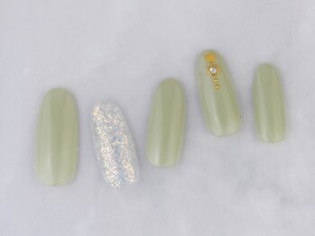 ネイルアンドアイラッシュ プルトン(Nail＆Eyelash PLUTON)/ワンカラーネイル