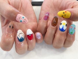 キャラクターネイル