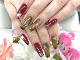 【山田】べっ甲×ボルドー