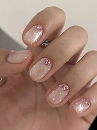 韓国ネイル　ワンホンネイル