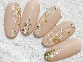 冬 &nbsp;お正月ネイル 和装ネイル