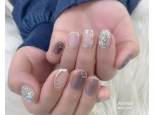 アロワ(Arowa)/個性派モノトーンネイル