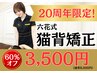 20周年限定企画★肩こり、眼精疲労【猫背矯正】通常8,000円→初回3,500円