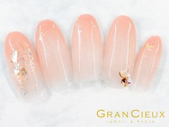 クアトログランシュ 青葉台(QUATRO×GranCieux)/ナチュラルピンク×シェルネイル