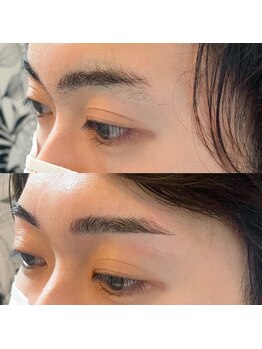 アンドスリー 原宿 表参道店(And Three)/眉毛パーマ＋WAXスタイリング