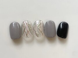 sopoコース5800円ショートネイル