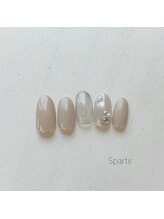 エスパルティール(Spartir)/ナチュラルデザインネイル￥5500