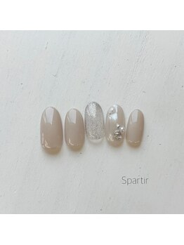 エスパルティール(Spartir)/ナチュラルデザインネイル￥5500