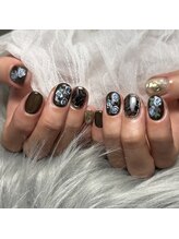 アース 新瑞橋店(HAIR & MAKE EARTH)/アンティークネイル