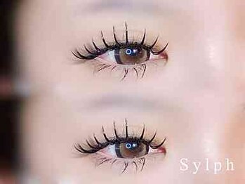 シルフ 阿倍野店(Sylph)の写真/[ボリュ-ムラッシュ100束¥6050]オフ・コ-ティング込♪自まつ毛が少ない方に!負担最小限でゴ-ジャス目元へ☆