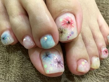 ネイルサロン ティディ(TIDY)/フラワーフット