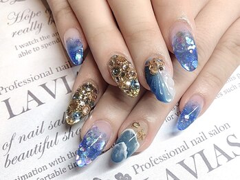 プロフェッショナル ネイルサロン ラヴィアス(LAVIAS)/【スカルプ】お好きなアート6本