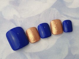 ネイビー×ゴールド