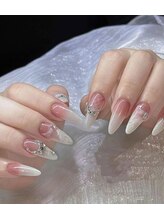 ヘブン ネイル 鶯谷(HEAVEN Nail)/ゴージャスで優しいデザイン