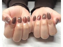 オンショントゥー(enchanteur)/秋ネイル　ワンカラーネイル