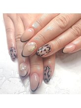 エルモ グラン(Elmo Glan)/細フレンチ＆ヒョウ柄