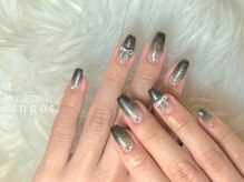 アンガット(angot.)/リボンブラックグラデーション