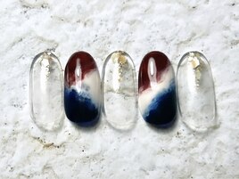 ニュアンスマーブルネイル