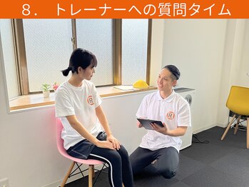 レンフィットネス 名古屋天白店/STEP８　トレーナーに質問タイム