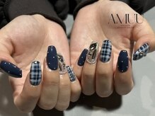 アミュー(AMUU)/《アート10本　チェック》