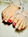 お客様ネイル　フットno.3