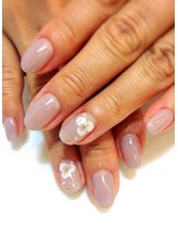 クリスタルネイル ボンベルタ橘店(CRYSTAL NAIL)/フラワーネイル