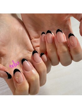 テラックス/黒フレンチ