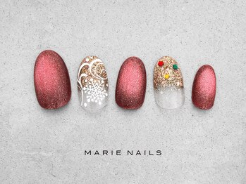 マリー ネイルズ いわきラトブ店(MARIE NAILS)/定額7,700円税込マグネット0127d