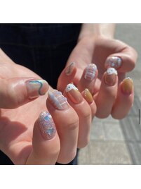 ぷっくりネイル