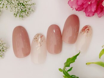 スタンダード アイネイル/ホイル＋ラメネイル￥10450