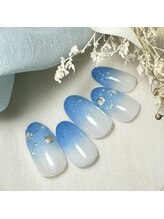 クランベリーネイル 代官山 恵比寿(cranberry nail)/海ネイル/7月定額ネイル