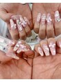 ルボンネイル(lebon nail)&nbsp;デザイン、パーツの配置の提案もお任せください♪