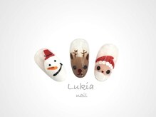 ルキア(Lukia)/クリスマス☆サンタネイル