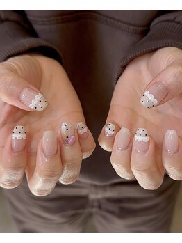 デイジー 谷山店(Daisy)/ドットフレンチネイル