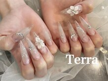 ネイルアンドまつげエクステ テラ 銀座店(Terra)の雰囲気（ロングスカルプネイル★大人上品なデザインも人気）