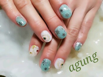 アグン(agung)/夜空に舞う雪♪