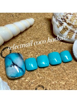 セレクトネイル ココ 秦野店(SELECT NAIL COCO)/フット 天然石