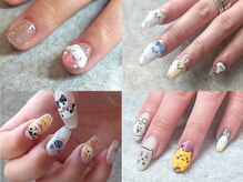 タカナワネイル 品川高輪店(TAKANAWAネイル)/ゆるキャラ 3D フラットアート