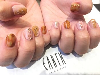 アース ネイルアイラッシュ 前橋店(EARTH Nail&Eyelash)/アートデザイン ￥８０００