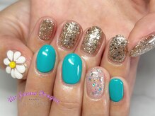 アン ジョーヌドラゴ/【自爪ネイル】アシメネイル