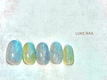 ルークネイル 恵比寿店(LUKE NAIL)/マグネットスキニーフレンチ　夏