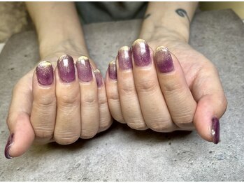 ほの花/マグネットネイル