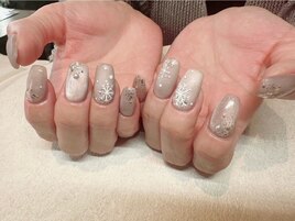 雪ネイル＊