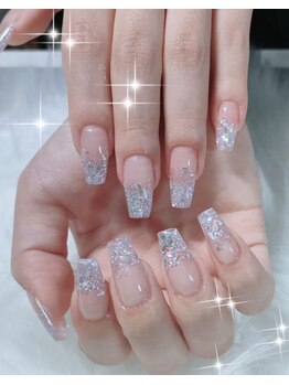 キラキララメグラデーション