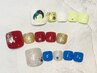 【¥7430】【フット】甘皮・角質ケア込み♪毎月変わって選べる定額ネイル 